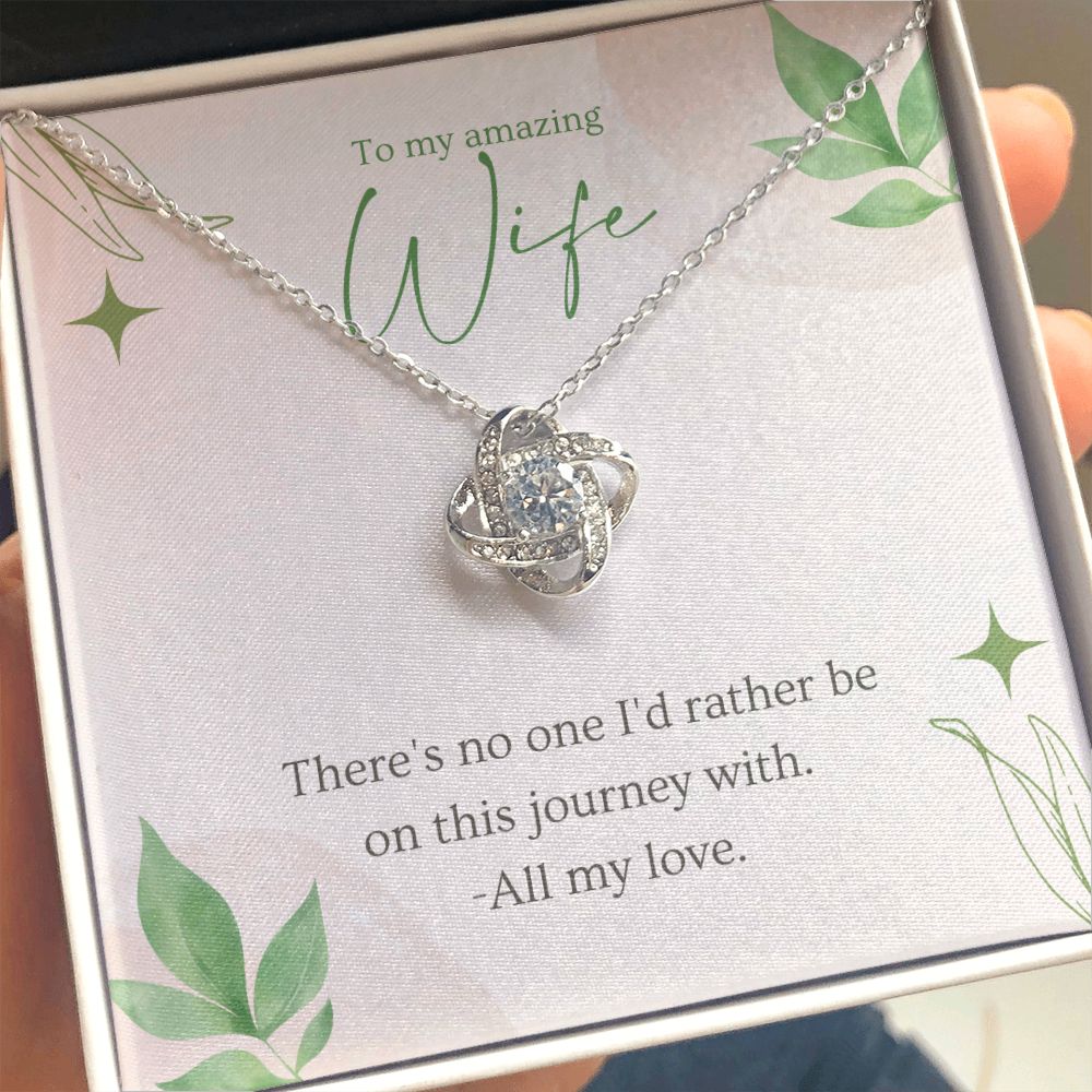 To My Amazing Wife - Loveknot Necklace